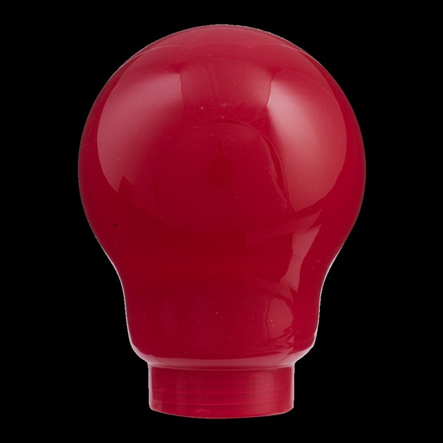 Normal glas röd 21,5mm gänga